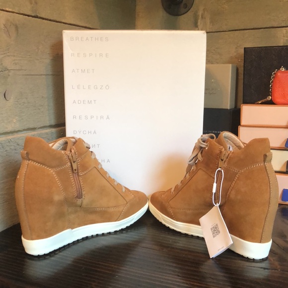 NWT Geox Respira Wedge Sneakers - Picture 9 of 16